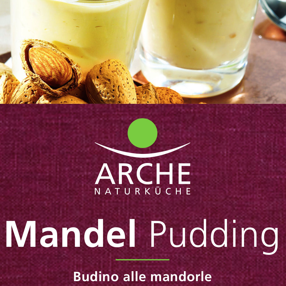 10er-VE Bio Puddingpulver  Mandel 46g Arche Naturlost - Bild 1