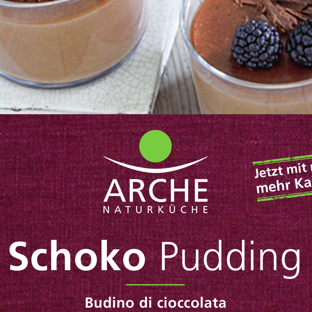 10er-VE Bio Puddingpulver Schokolade 50g Arche Naturkost - Bild 1