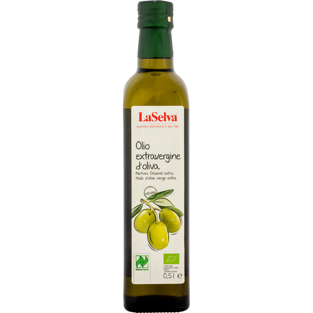 3er-SET Olivenöl extra vergine  0,5 l LaSelva - Bild 1