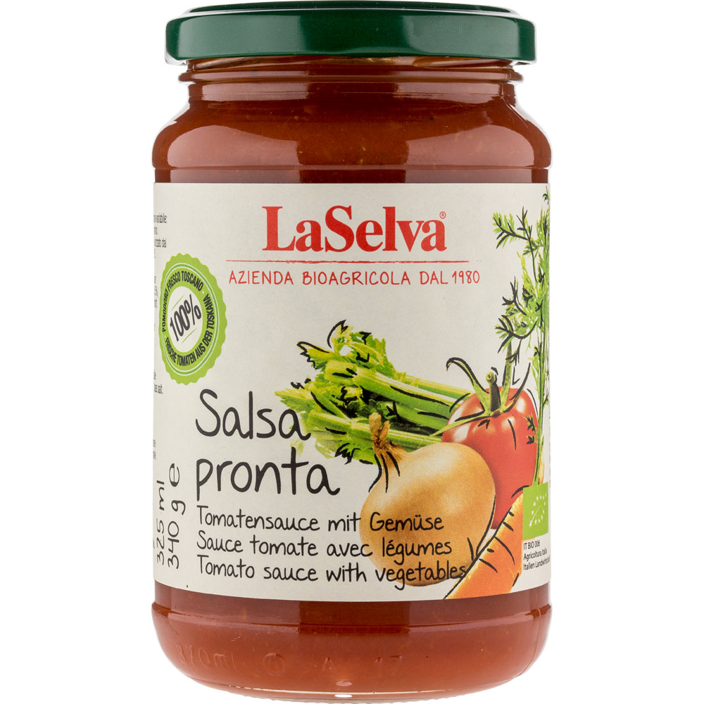 Spaghettisauce Salsa Pronta (mit Gemüse) 340g LaSelva - Bild 1