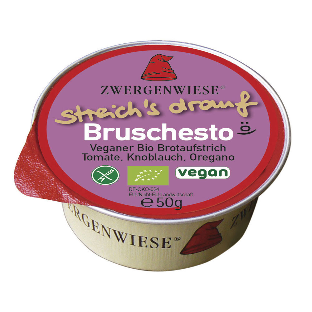 12er-VE Bio Brotaufstrich Bruschesto (Bruschetta-Pesto)  Kleiner Streichs Drauf - Bild 1