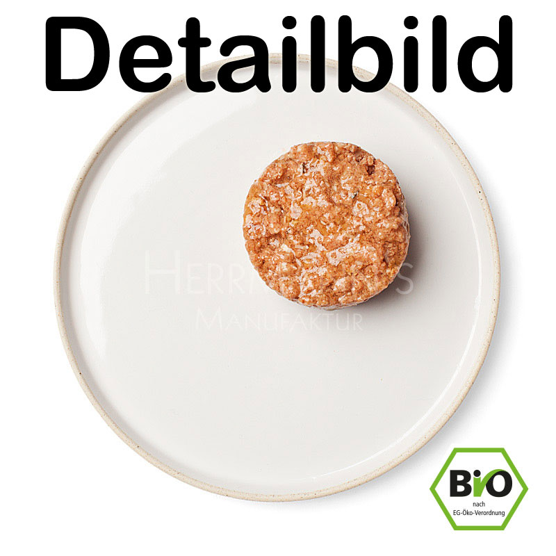 12er-VE Bio Katzenfutter Gans mit Zucchini und Tomate 100g Herrmanns - Bild 2