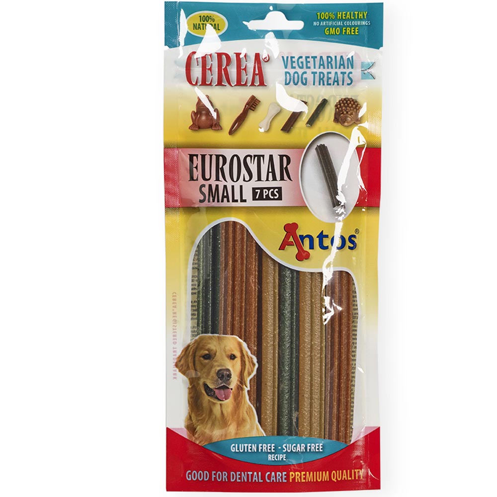 12er-VE Vega Kausnack Eurostar kl.Kaustange (7er-Pckng,12,5cm) NICHT BIO Cerea - Bild 1