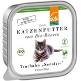 16er-VE Pate Truthahn 100g Bio Katzenfutter defu - Bild 1