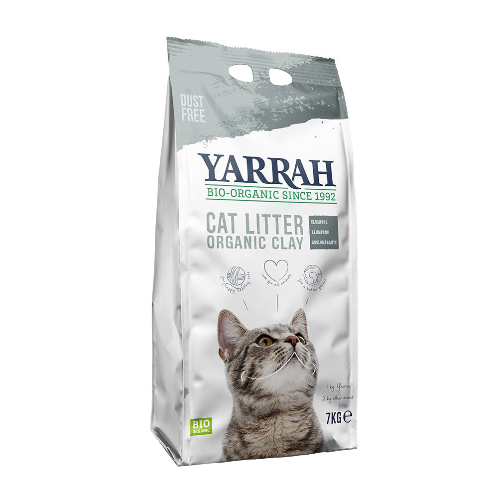 24er-SET Katzenklumpstreu Bio 7kg Yarrah - Bild 1