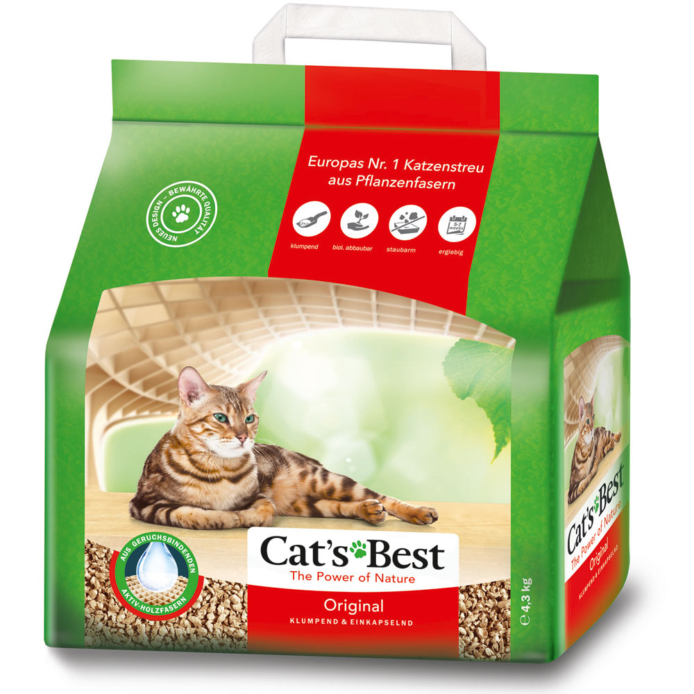 25er-VE Cat´s Best Öko Plus 4,3 kg Rettenmaier - Bild 1