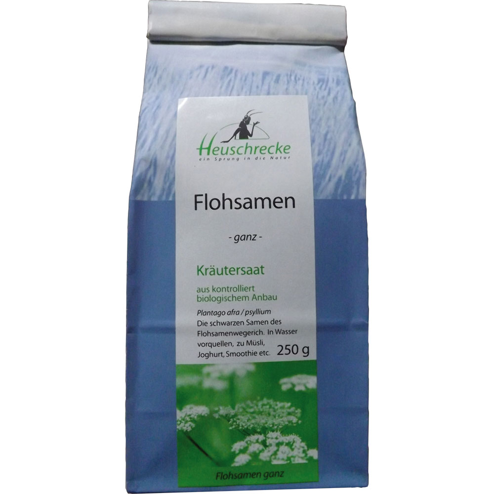 2er-SET Bio Flohsamen, ganz 250g Heuschrecke - Bild 1