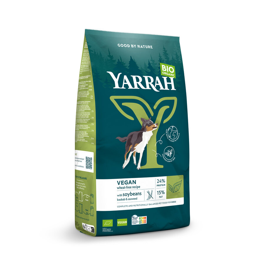 2er-SET Bio Hunde-Tockenfutter Adult Vega getreidefrei vegan 2kg Yarrah - Bild 1