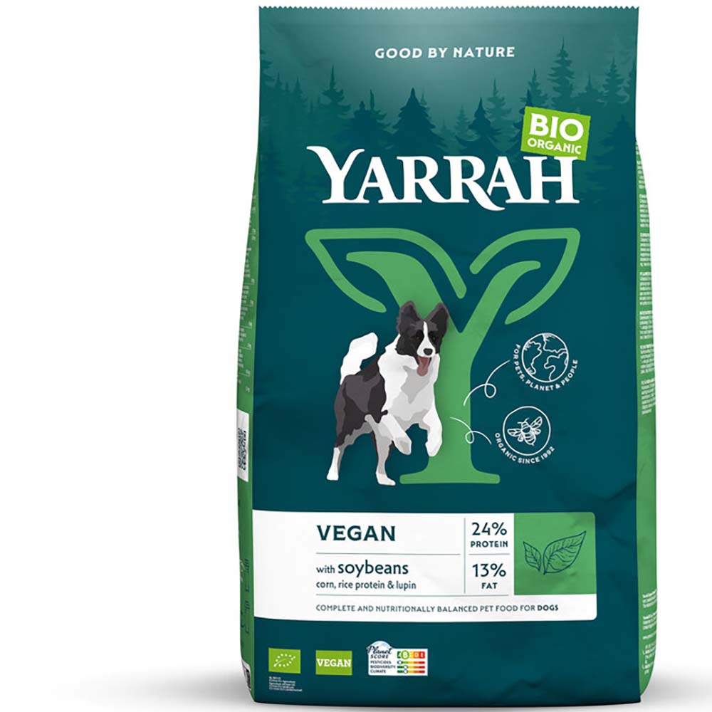 2er-SET Bio Hunde-Trockenfutter Adult Vega, vegan 2kg Yarrah - Bild 1