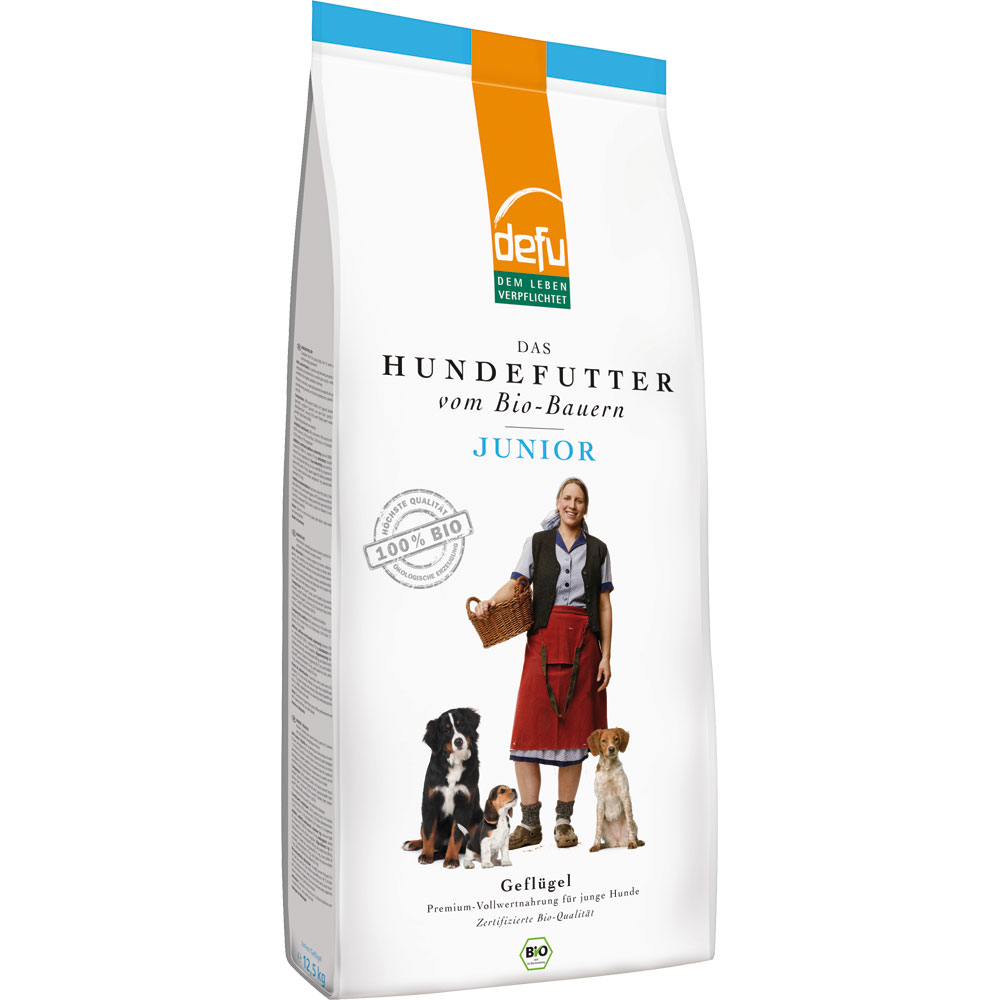 2er-SET Bio Hundefutter Junior 12,5kg defu - Bild 1