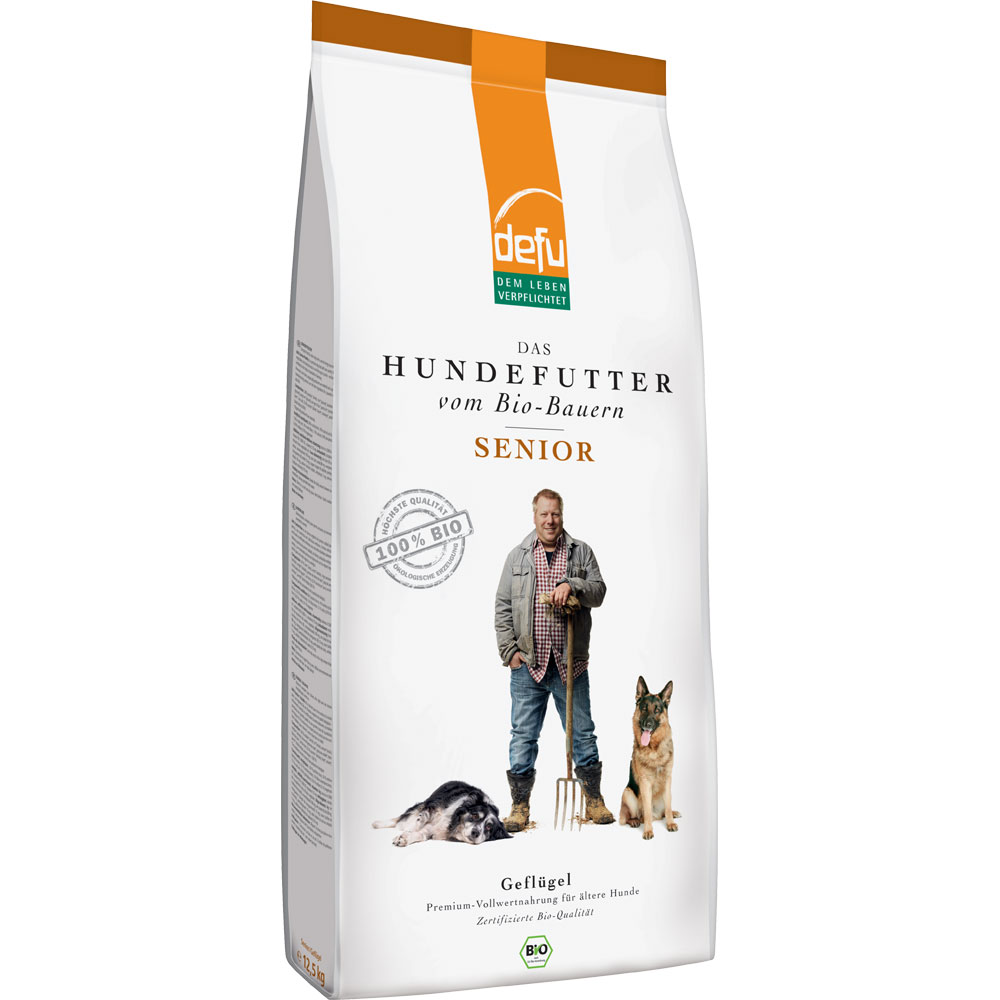 2er-SET Bio Hundefutter Senior 12,5kg Defu - Bild 1