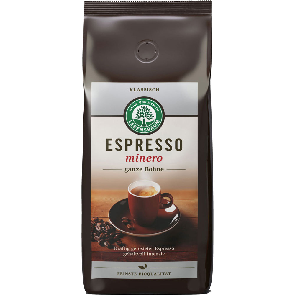 2er-SET Bio Kaffee Espresso Minero, Bohne 1000g Lebensbaum - Bild 1