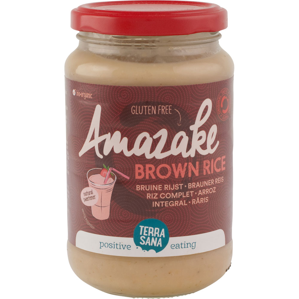 3er-SET Bio Amazake Brauner Reis, 380g Glas TerraSana - Bild 1