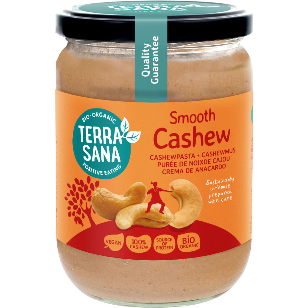 3er-SET Bio Cashewmus, 500g Schraubglas TerraSana - Bild 1