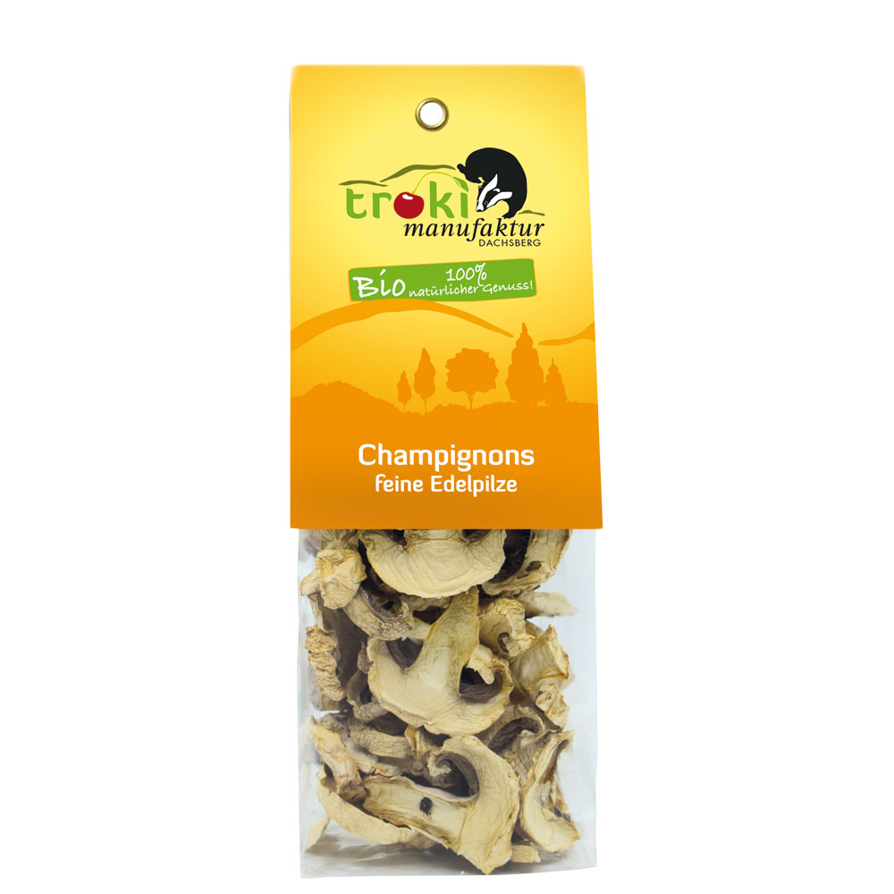 3er-SET Bio Champignons, getrocknet, 20g Troki - Bild 1