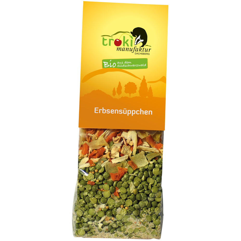 3er-SET Bio Erbsensüppchen 250g Troki Manufaktur - Bild 1