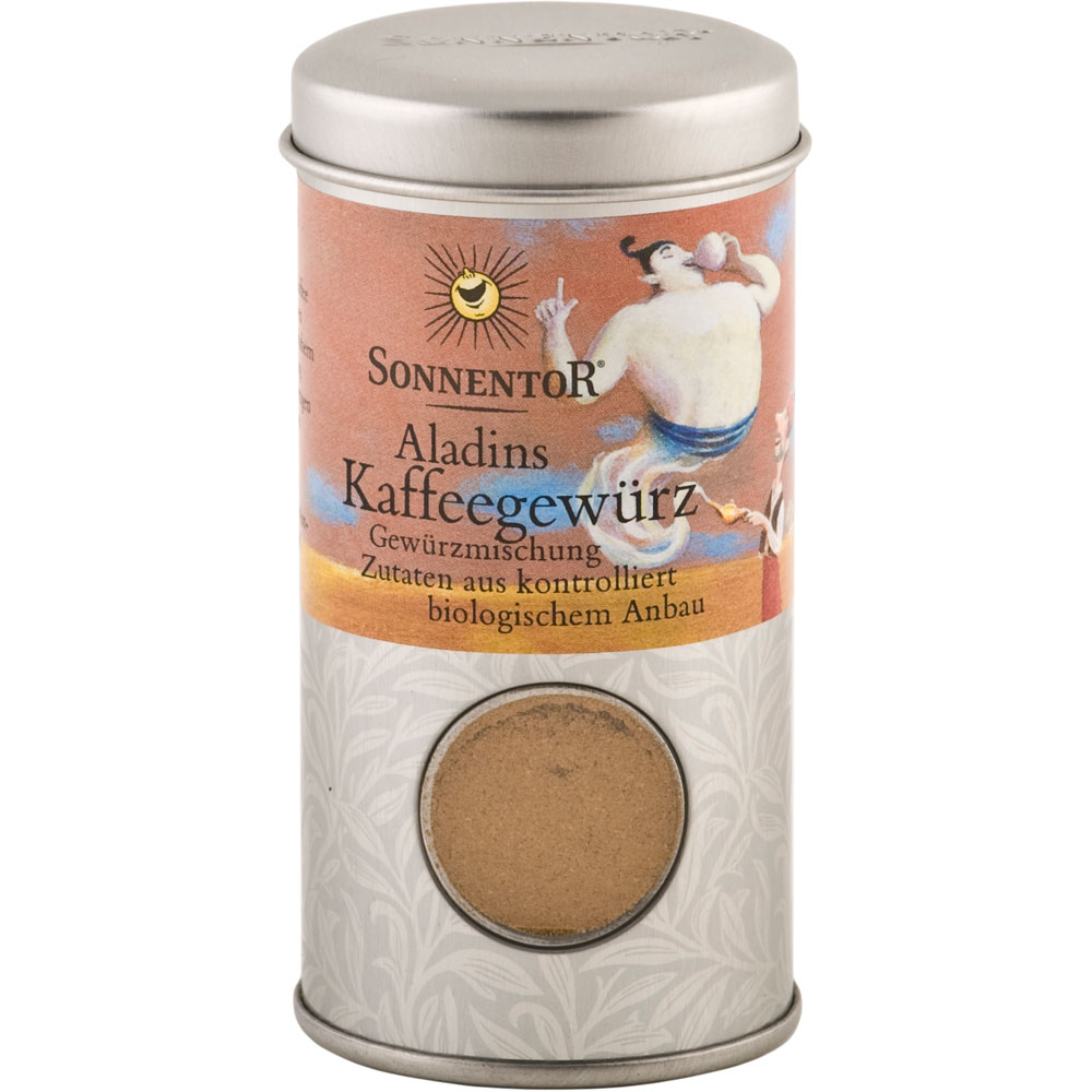 3er-SET Bio Gewürz Aladins Kaffeegewürz Streudose 35g Sonnentor - Bild 1