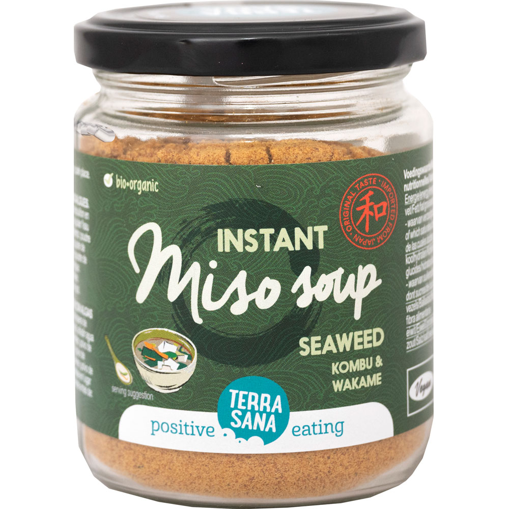 3er-SET Bio Instant Miso Suppe, 130g Schraubglas TerraSana - Bild 1