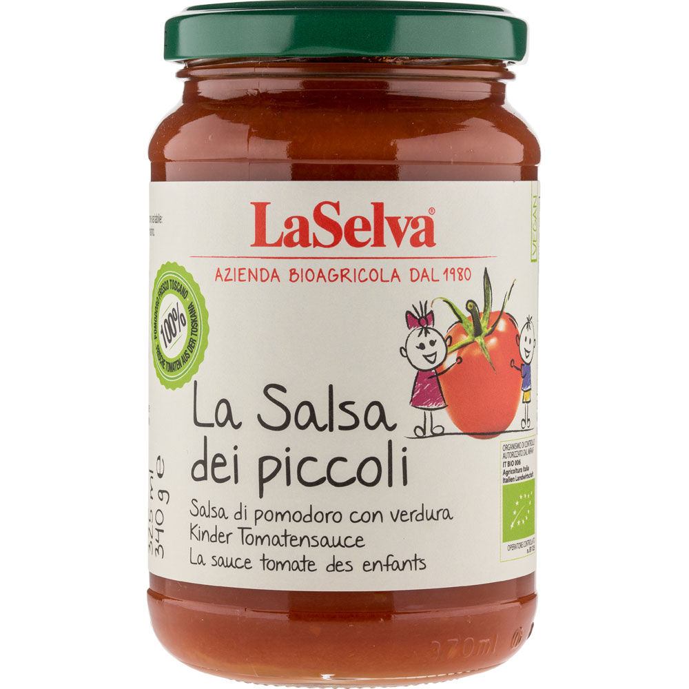 3er-SET  Bio Kinder-Tomatensauce 340g (La Salsa di Piccoli) La Selva - Bild 1