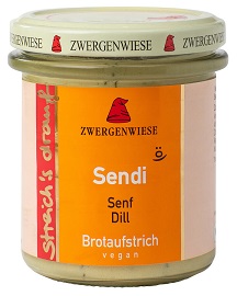 3er-SET Bio Sendi (Senf-Dill) 160g Zwergenwiese - Bild 1