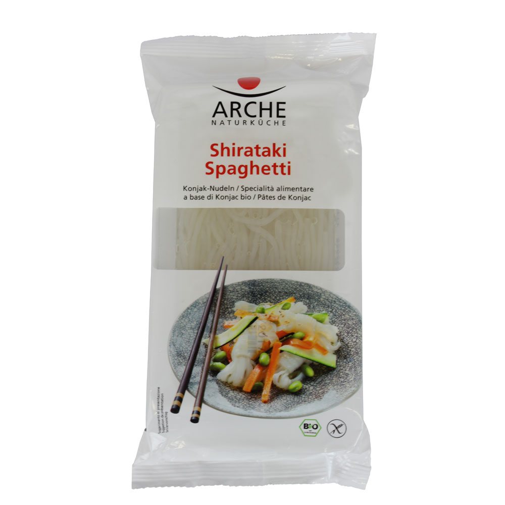 3er-SET  Bio Shirataki, Konjak-Nudel 150g Abtropfgewicht Arche (294g Packung) - Bild 1