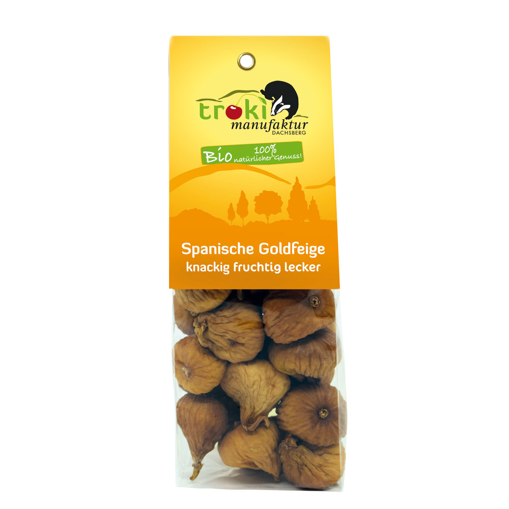 3er-SET Bio Spanische Goldfeige, getrocknet 200g Troki - Bild 1