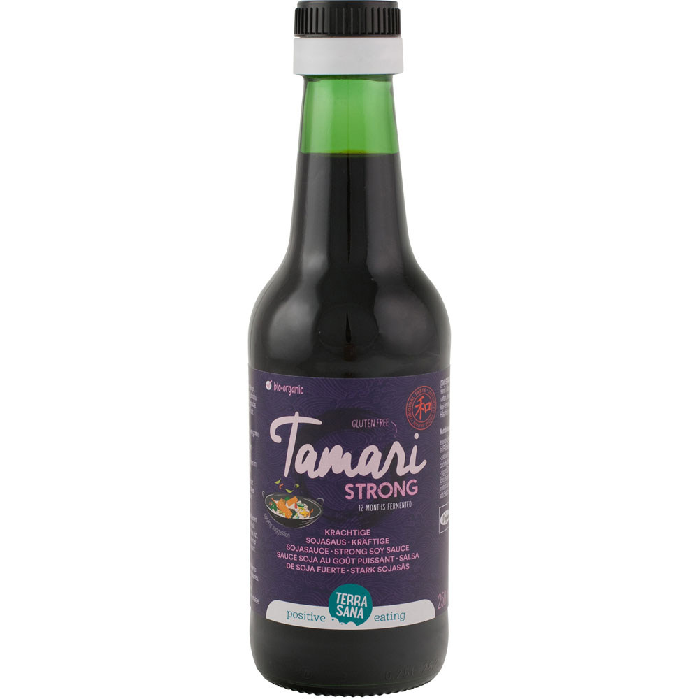 3er-SET Bio Tamari strong Premium, 250ml Flasche TerraSana - Bild 1