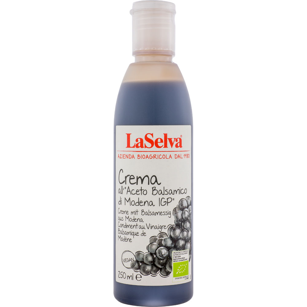 3er-SET Creme aus Balsamessig aus Modena / Crema di Balsamico 250ml LaSelva - Bild 1