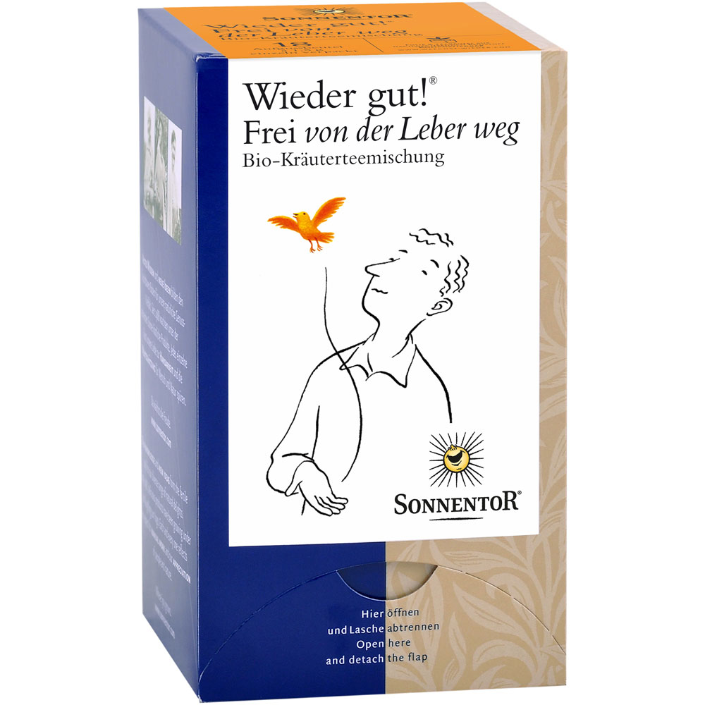 3er-SET Frei von der Leber weg - Wieder gut! 18 Beutel a 1,5g ( 27g ) Sonnentor - Bild 1