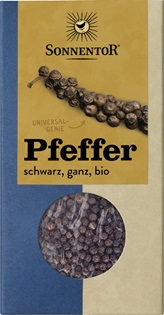 (3er-SET) Pfeffer schwarz ganz bio 55 g, Packung - Bild 1