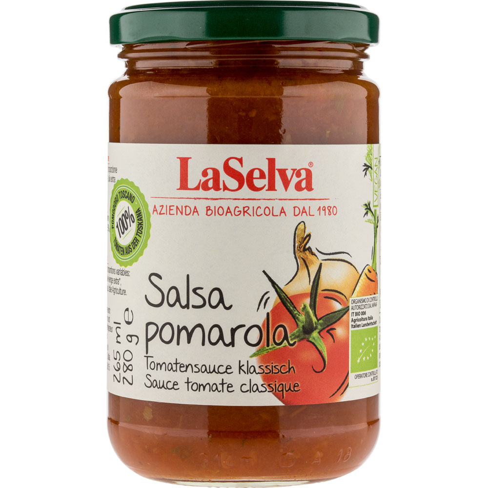3er-SET  Salsa Pomarola- Bio Tomatensauce  280g La Selva - Bild 1