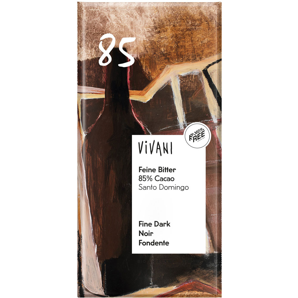 4er-SET Feine Bitter mit 85% Cacao  Vivani - Bild 1
