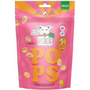 4er-SET Hunde Training Snack POPS NICHT BIO 20g VEGDOG - Bild 1