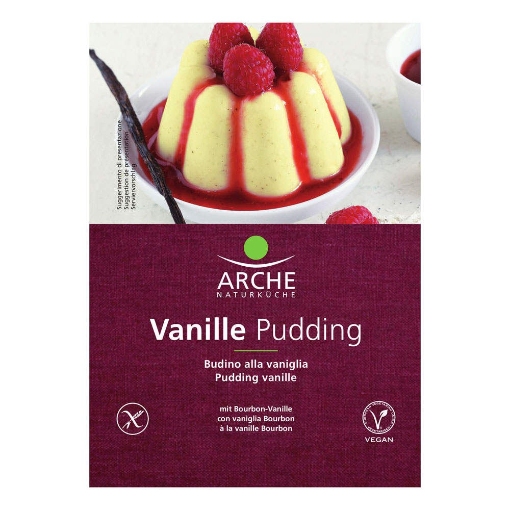 4er-SET Puddingpulver Vanille 40g Arche - Bild 1