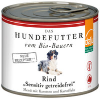 4er-SET Rind 200g Sensitiv Getreidefrei Bio Hundefutter defu - Bild 1