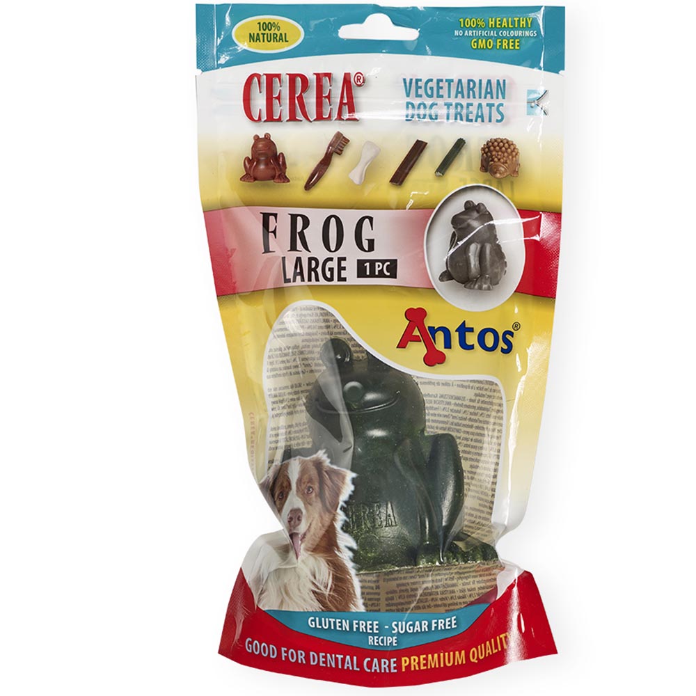 4er-SET Vega Kausnack Gro&szlig;er Frosch (~9cm, 1er-Packung) NICHT BIO Cerea - Bild 1