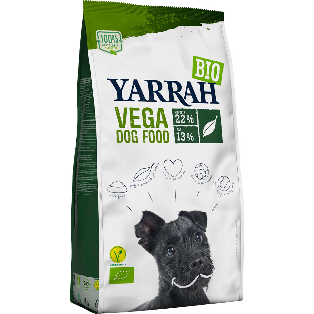 4er-VE Bio Hunde-Trockenfutter Adult Vega, vegetarisch 2kg Yarrah - Bild 1