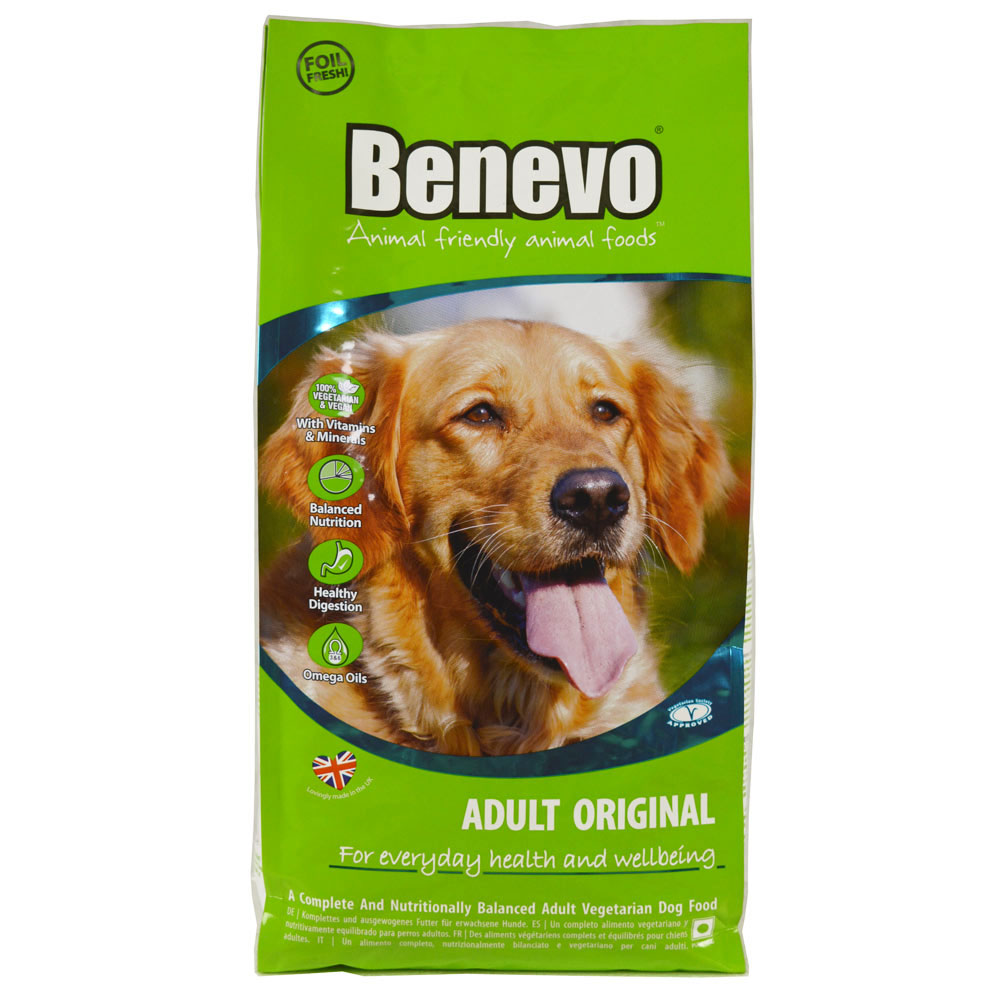 4er-VE Hundefutter Vegan -Dog Original- 2kg  NICHT BIO Benevo - Bild 1