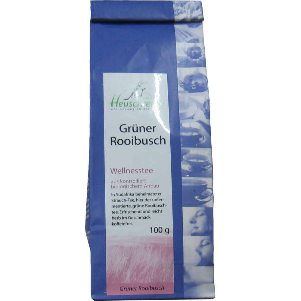 5er-VE Bio Tee Grüner Rooibusch 100 g Heuschrecke - Bild 1