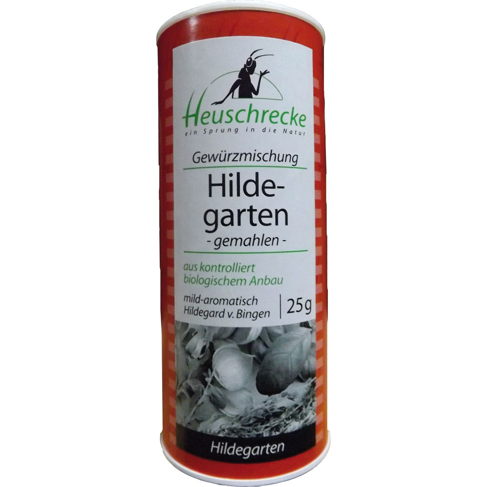 5er-VE Hildegarten Gewürzmischung, Bio, 25 g Dose Heuschrecke - Bild 1