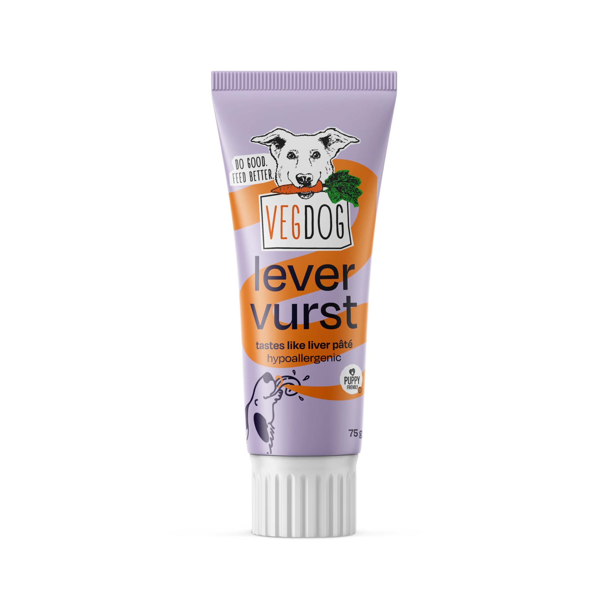 5er-VE Levervurst Hund Veganer Snack 60g VE VegDog - Bild 1