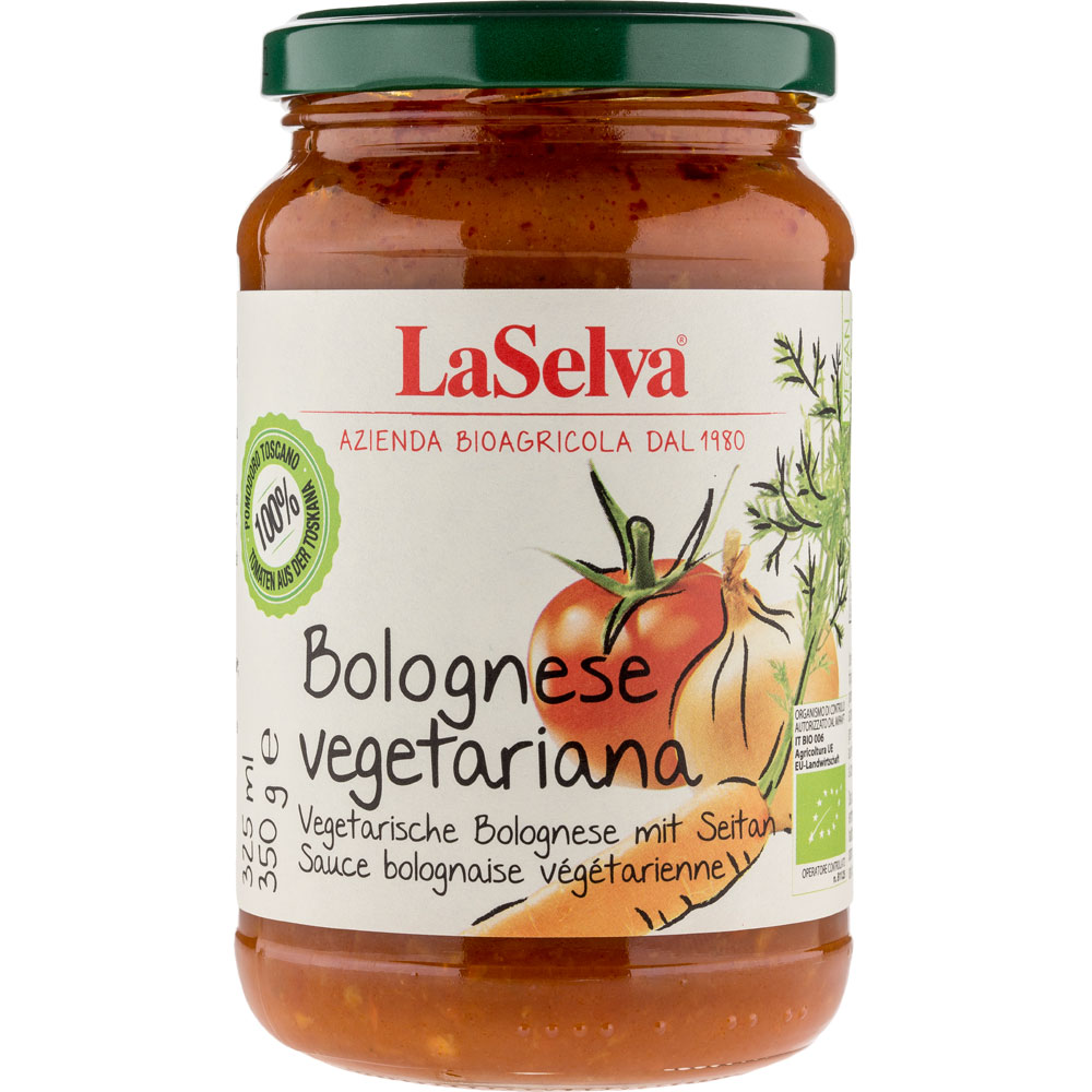6er-SET  Bio vegetarische Bolognese mit Seitan 350g La Selva - Bild 1