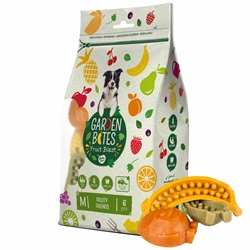 6er-SET Hundenack Fruity Friends M (8,5cm) 6er Pack bunt gem. NICHT BIO Garden B - Bild 1