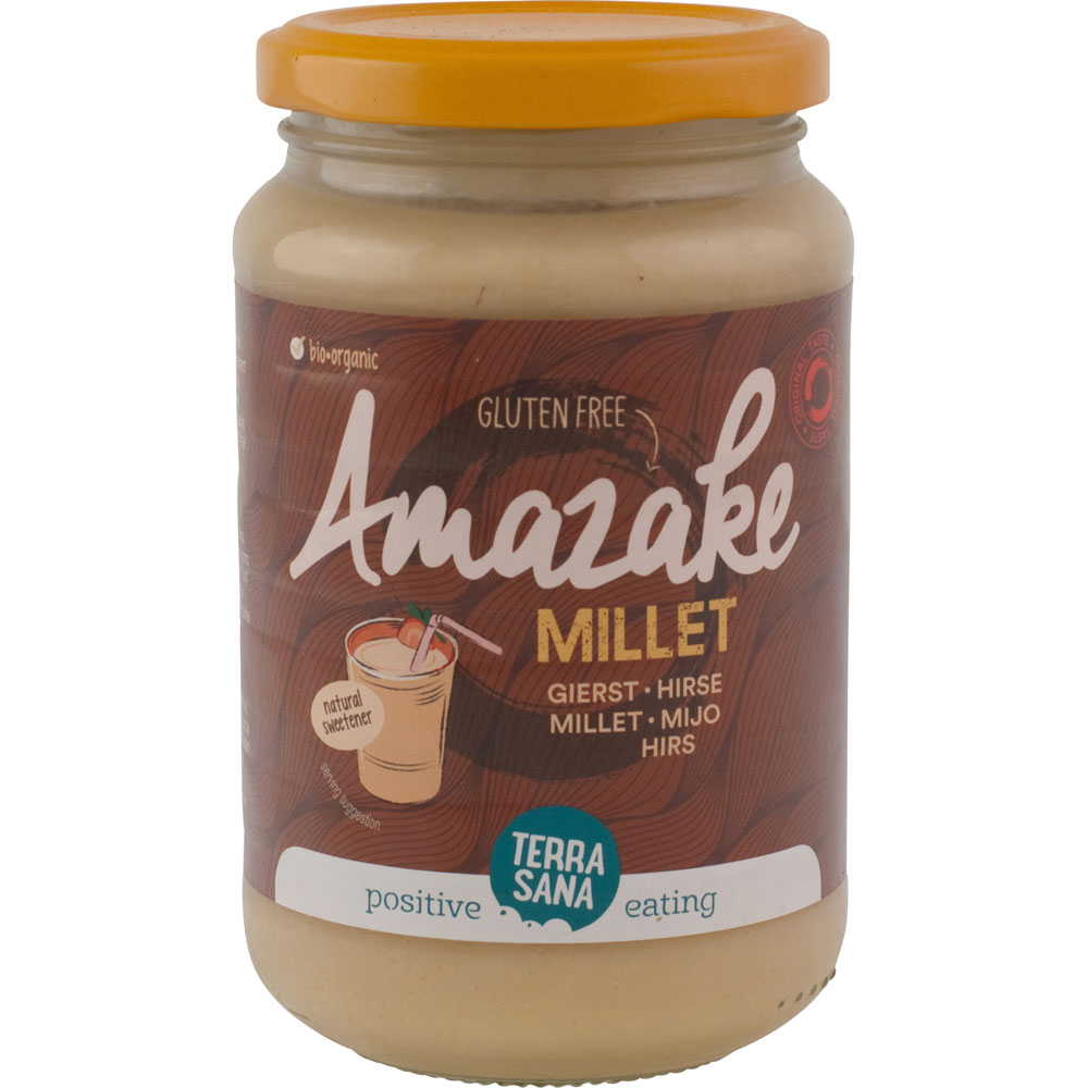 6er-VE Bio Amazake Hirse, 370g Glas TerraSana - Bild 1