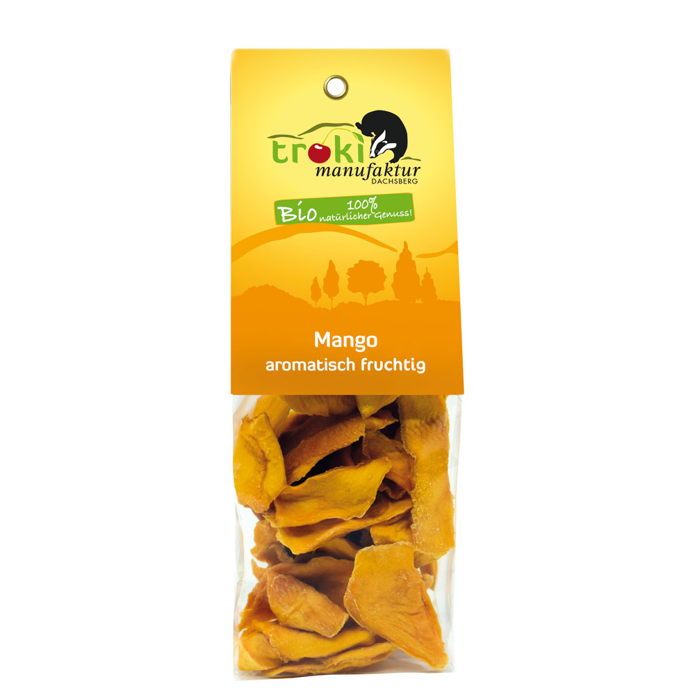 6er-VE Bio Mango, getrocknet 100g Troki - Bild 1