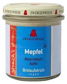 6er-VE Bio Mepfel (Meerrettich-Apfel) 160g Zwergenwiese - Bild 1