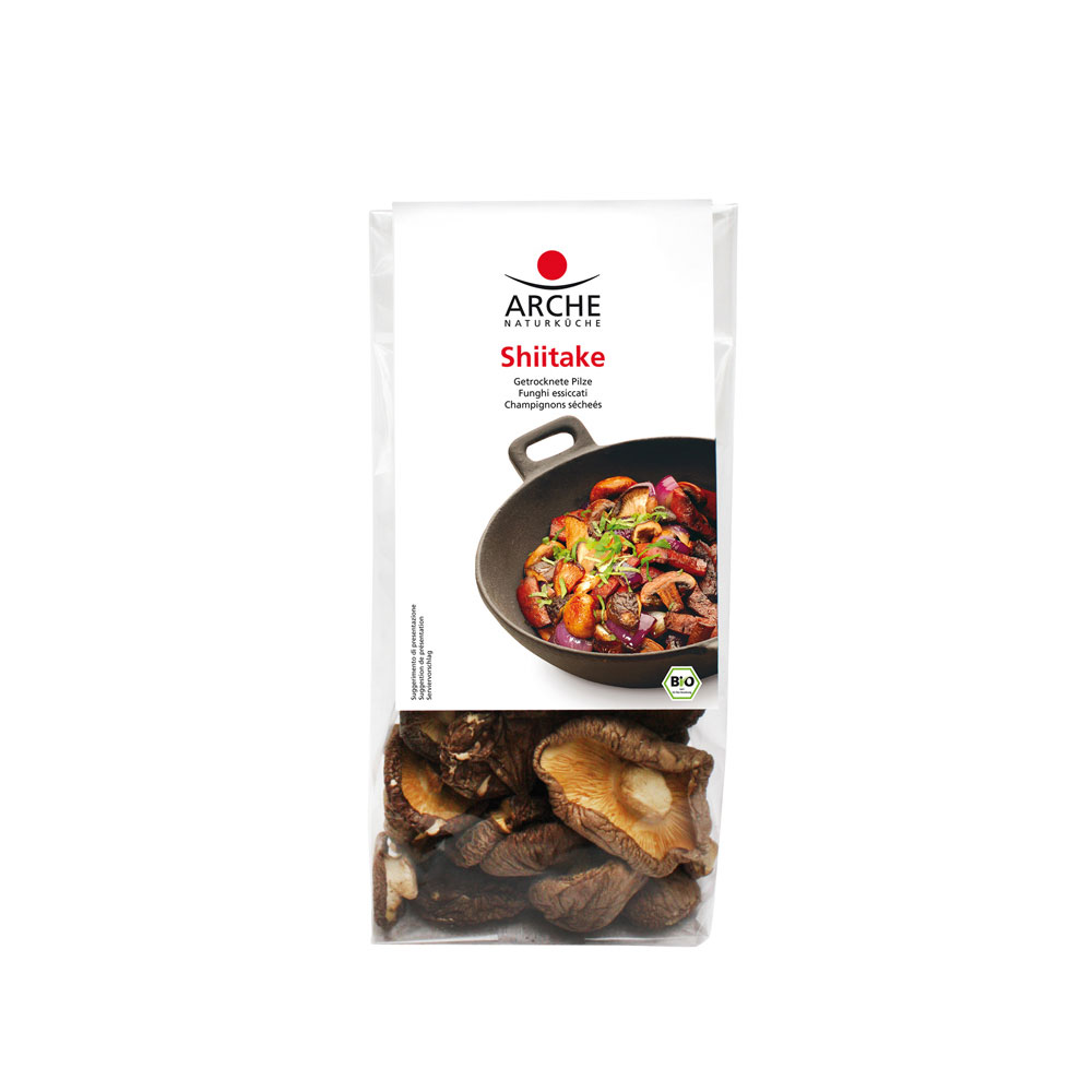 6er-VE Bio Shiitake getrocknet 40g Arche - Bild 1