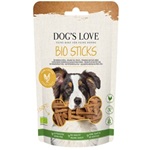 6er-VE Bio Sticks Soft (weiche Hundeleckerli) Huhn 150g Dog's Love - Bild 1