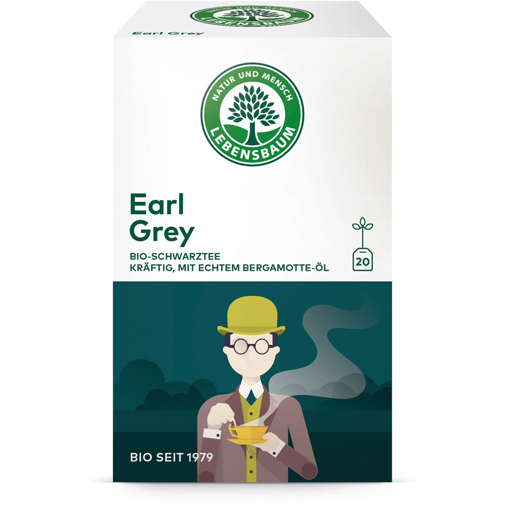 6er-VE Bio Tee Earl Grey (20 x 2 g einzeln kuvertiert) 40g Lebensbaum - Bild 1