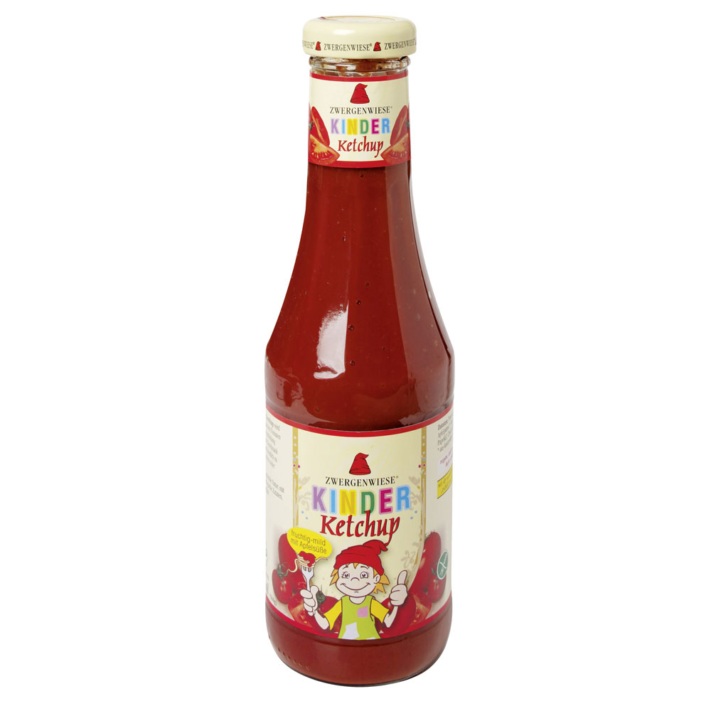 6er-VE Kinder Ketchup mit Apfelsüße 500ml Zwergenwiese - Bild 1